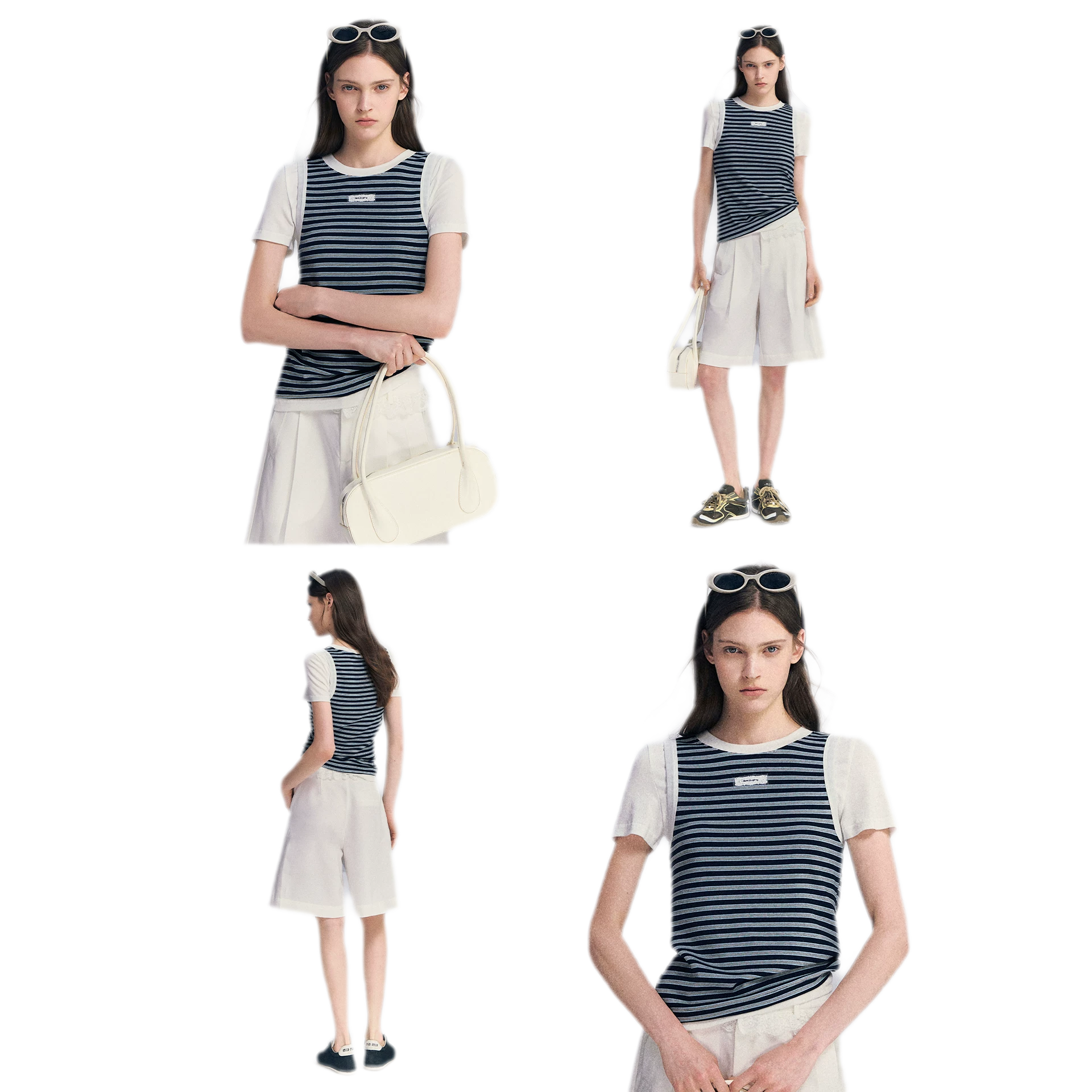 Faux Two-Piece Tee