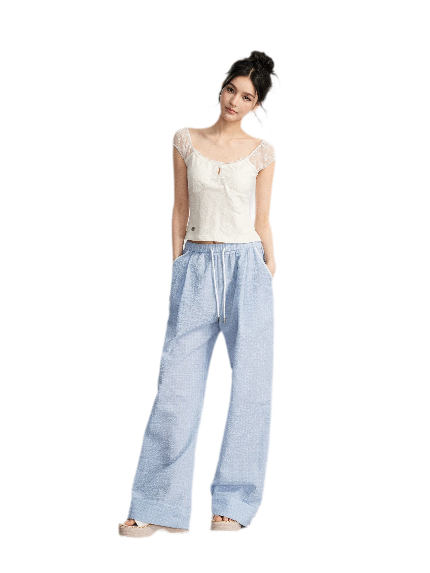 Lace Patchwork Top
