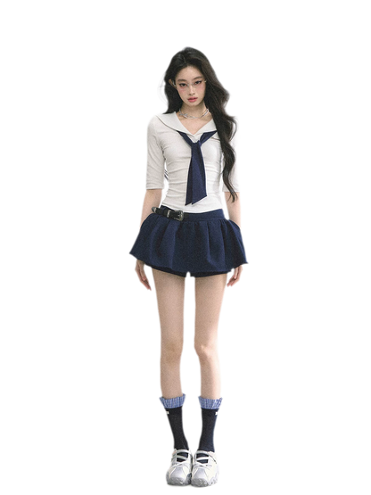 Sailor Collar Shirt