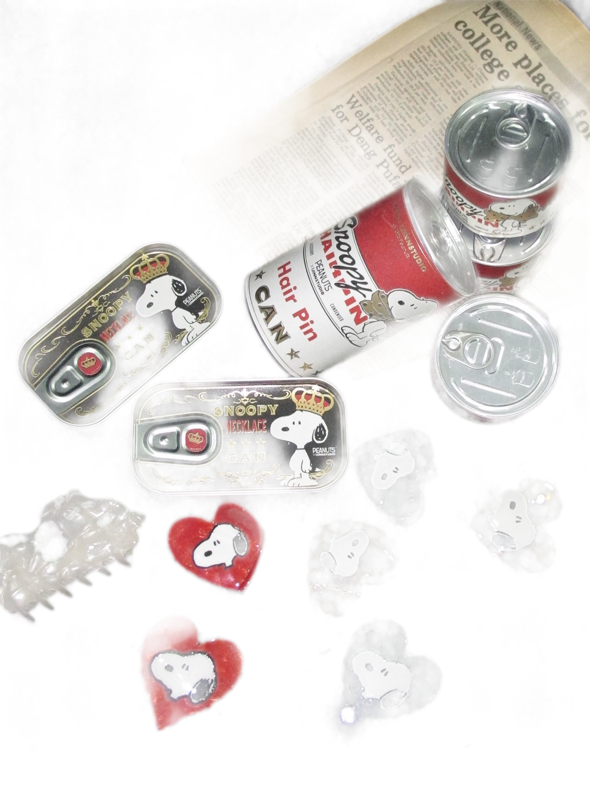 Acetate Snoopy Hair Accessories