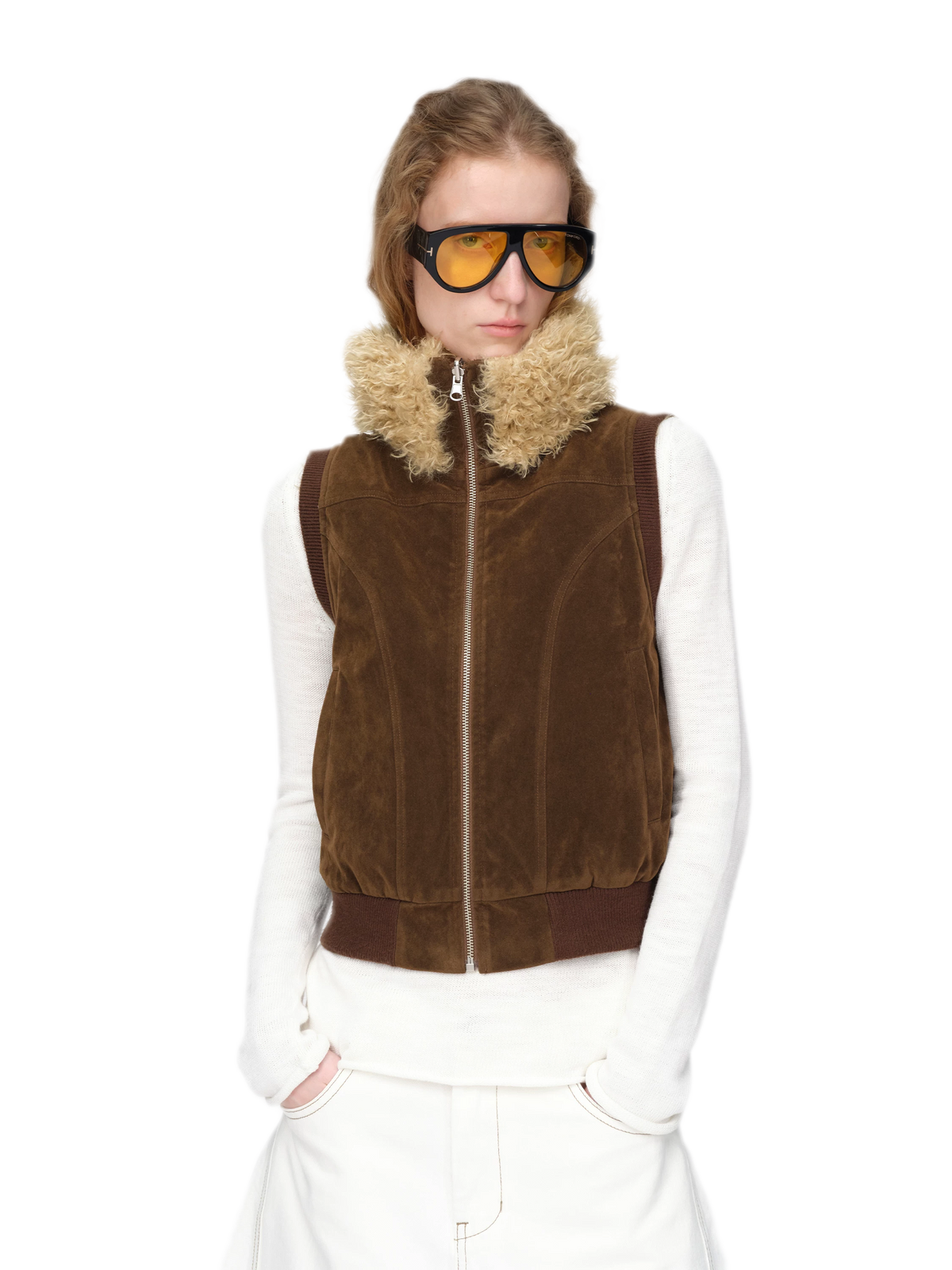 Reversible Teddy Fitted Vest