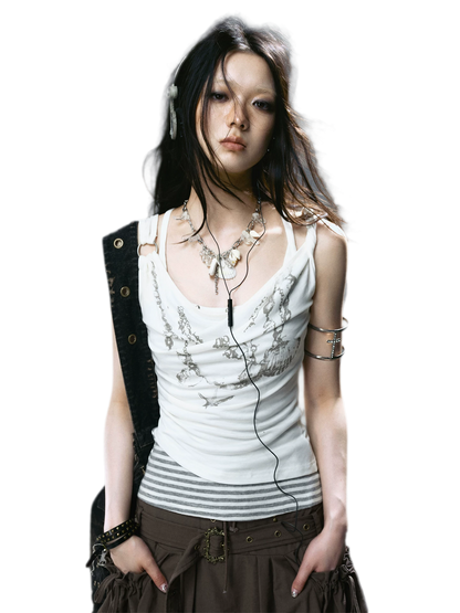 Shell Crystal Necklace