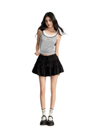 Lace Tie Skirt