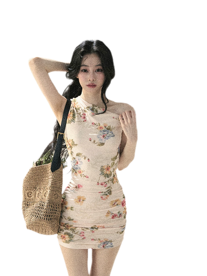 Floral Fish Tail Dress