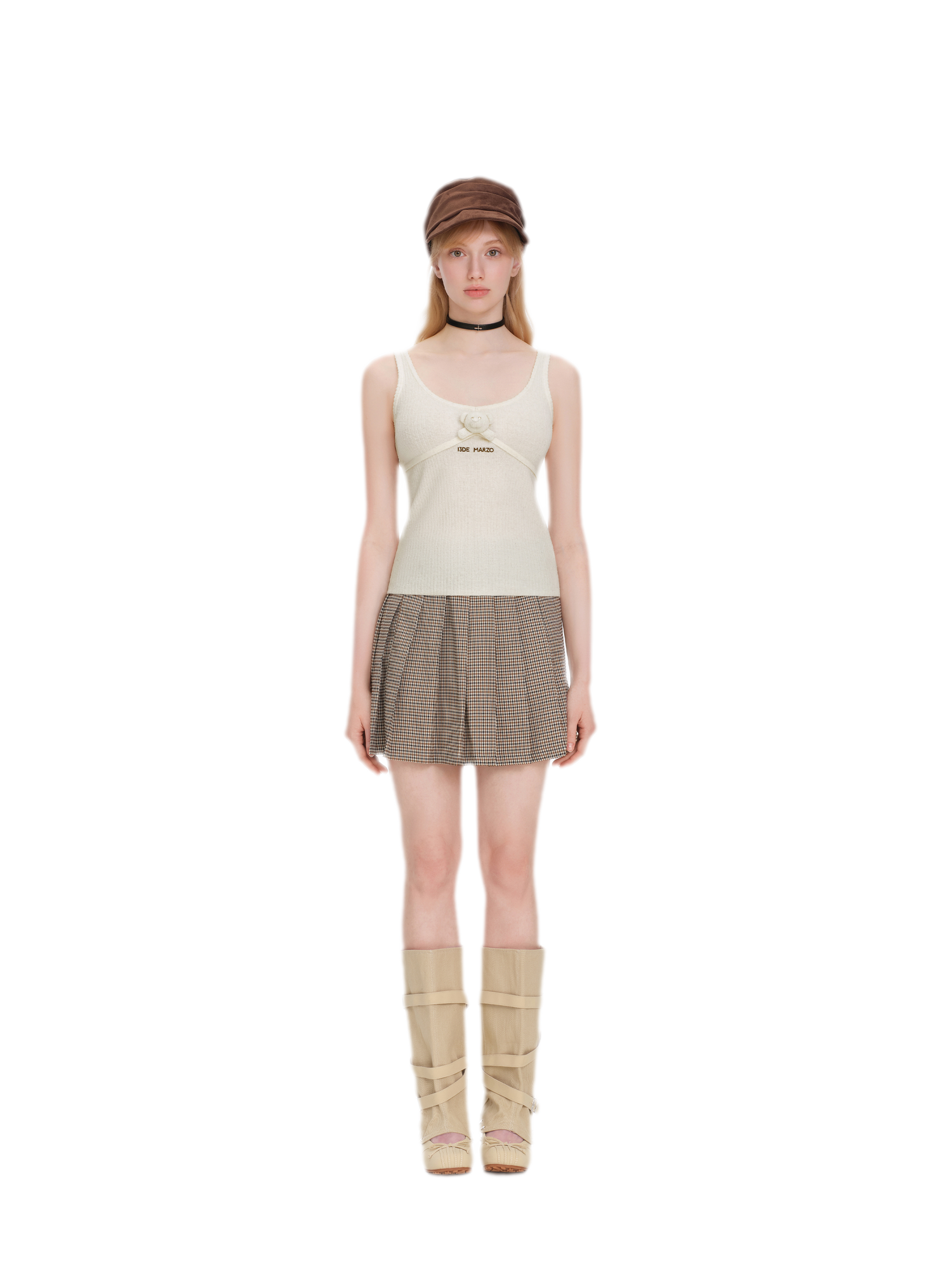 Mini Bear Sequin Camisole