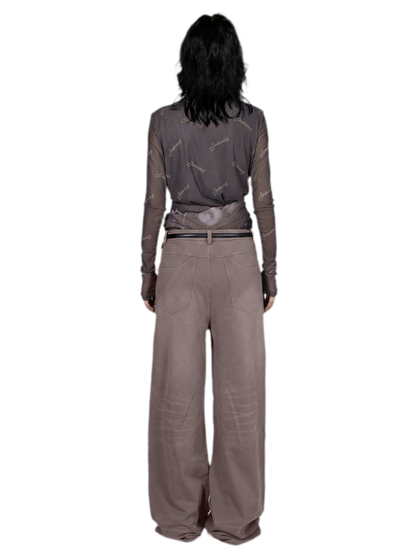 Mesh Turtleneck Top