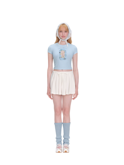 Spring Summer 2026 Bouquet Illustration Slim T-shirt