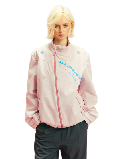 Teflon Stand-Collar Windbreaker Jacket