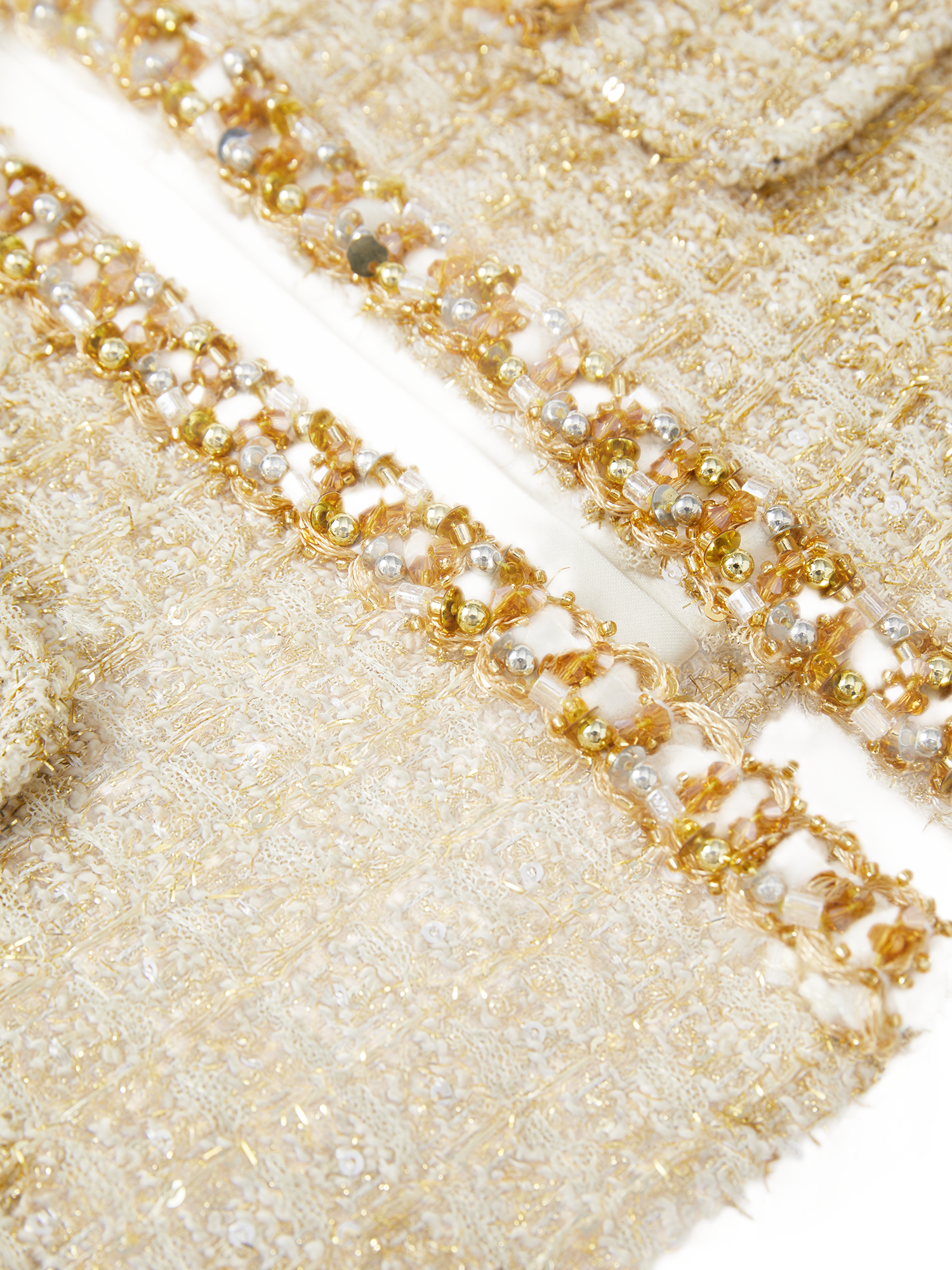 Golden Tweed Corset Set