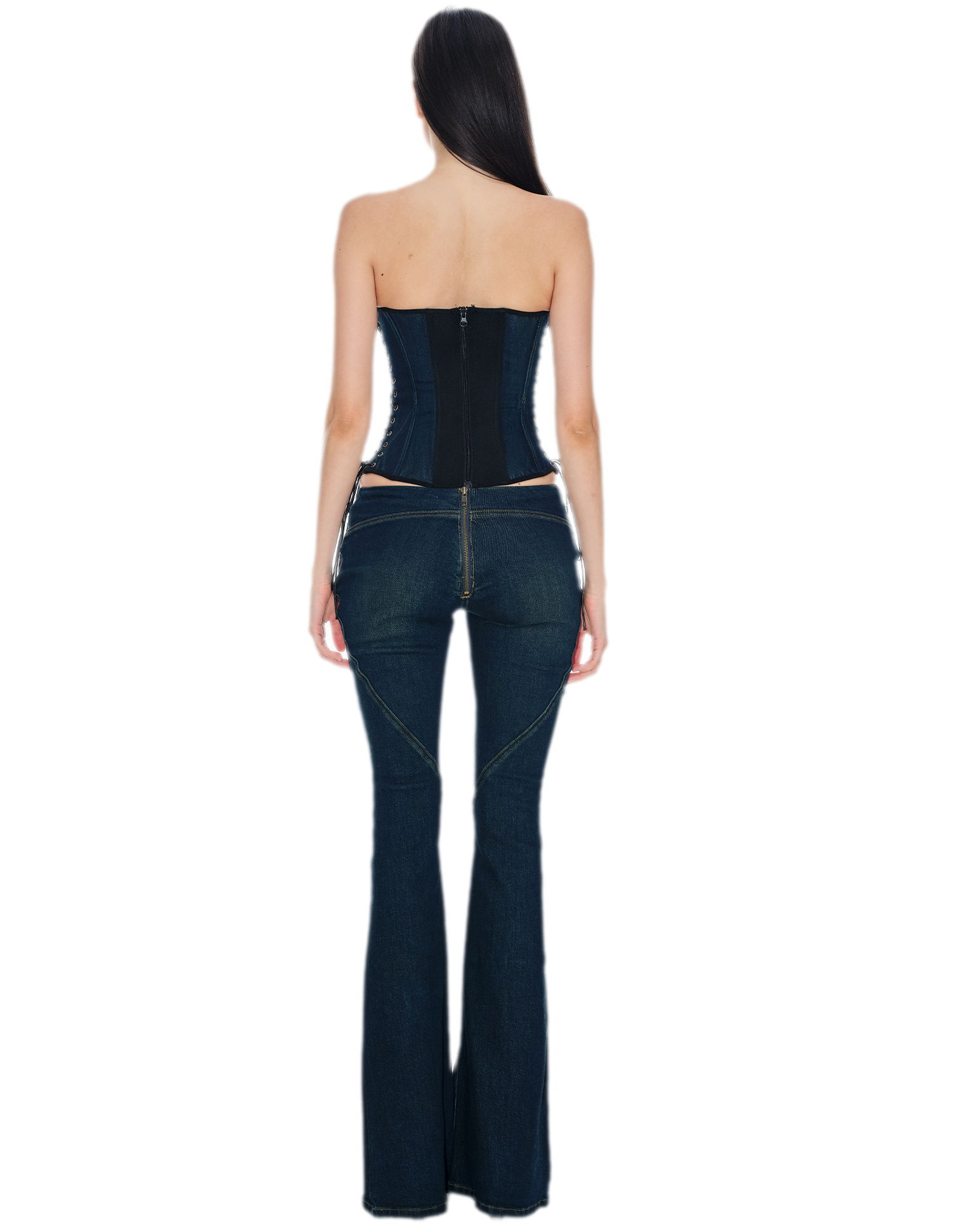 Adjustable Denim Bustier