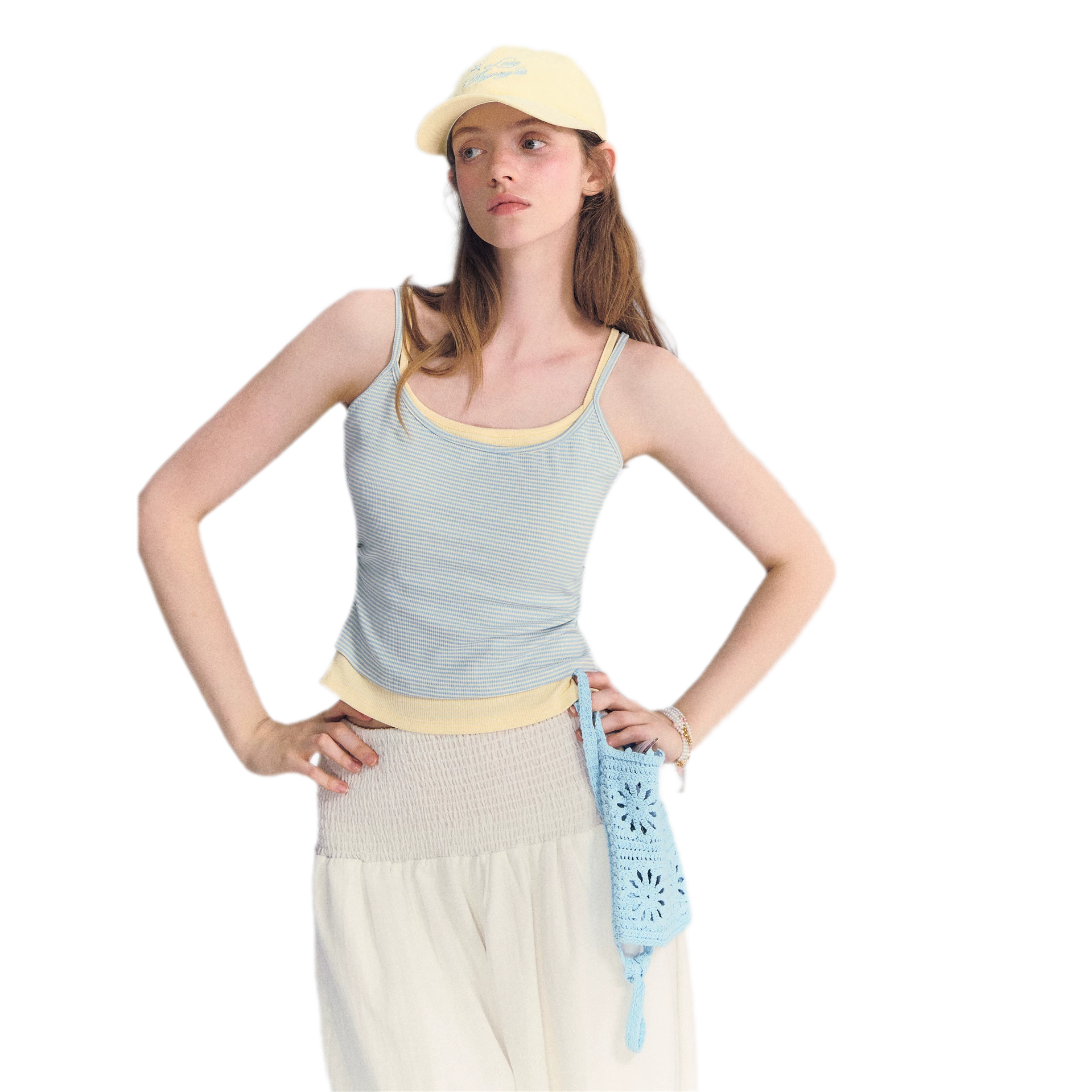 Stripe Knit Cami Set