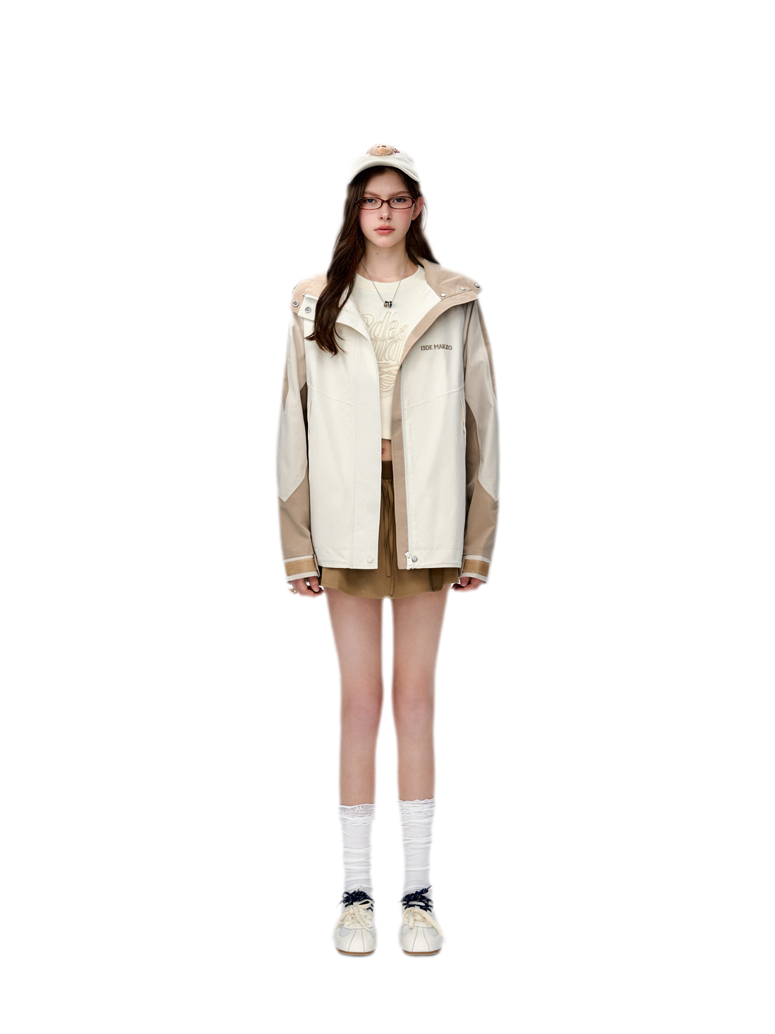 13DE MARZO Colorblock Bear Windbreaker – view 2