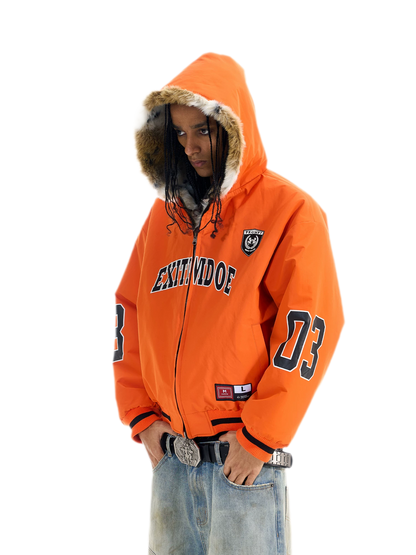 Reversible Plush Padded Sports Jacket