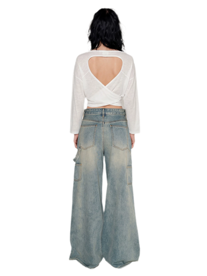 Silver Thread Off-Shoulder Top