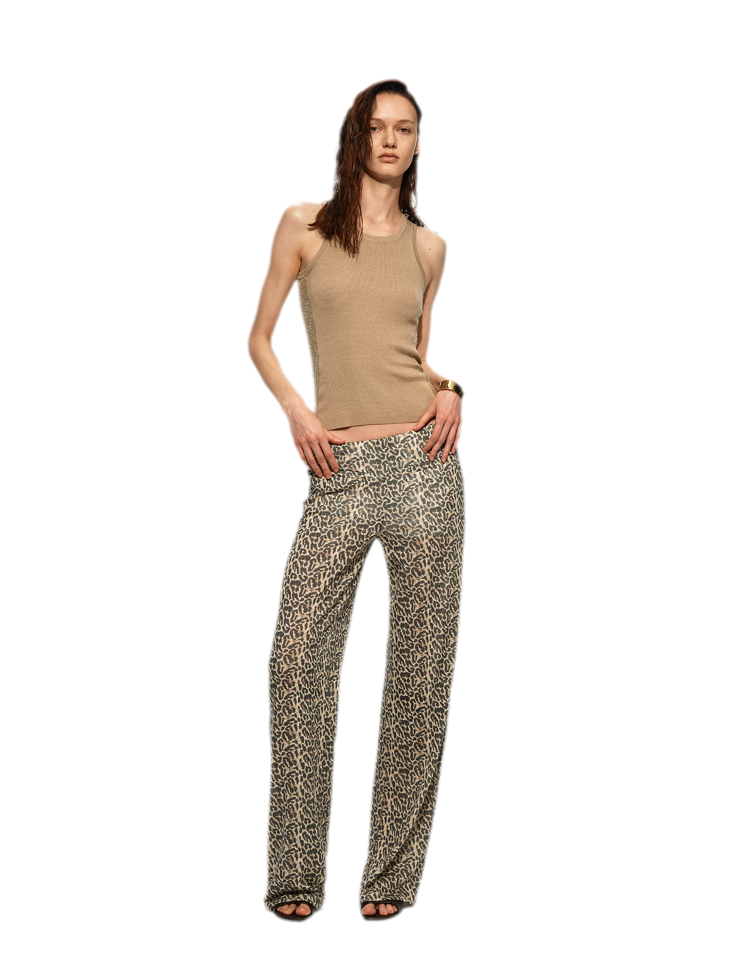 Gilded Wool Knit Tank