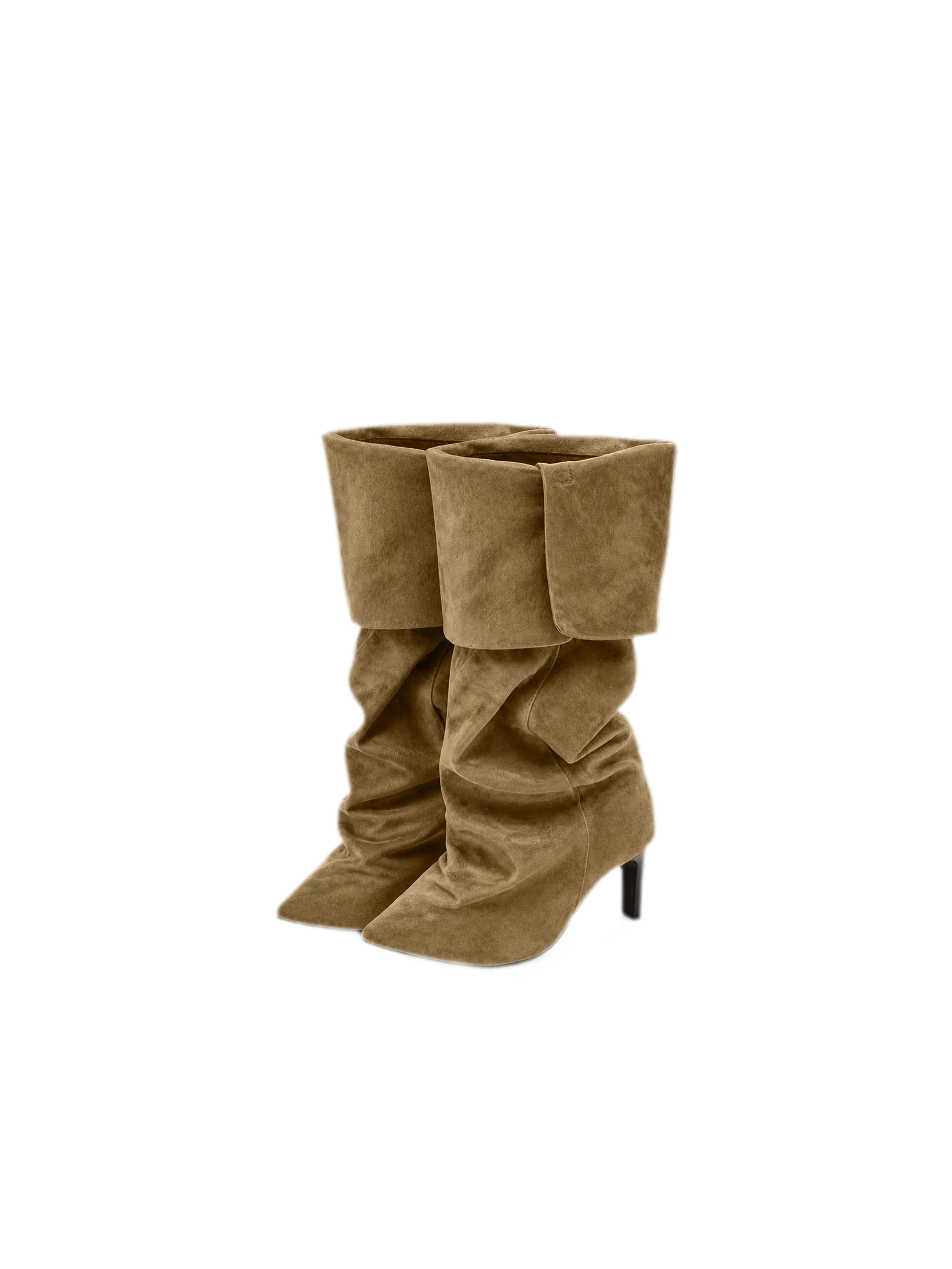Pointed Toe Slouch Boots