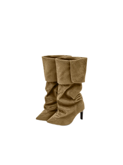 Pointed Toe Slouch Boots