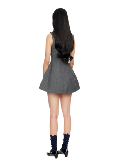 Elegant Side Bow A-Line Dress