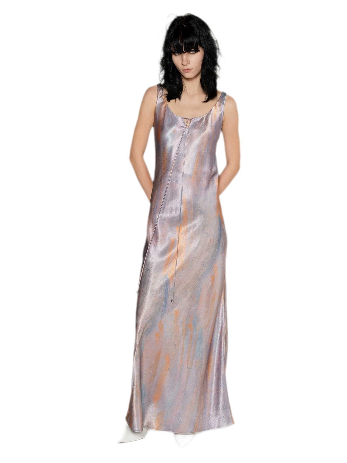 Twist Bias Slip Dress