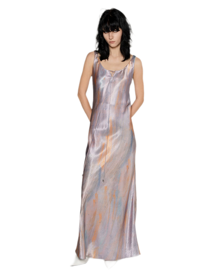 Twist Bias Slip Dress