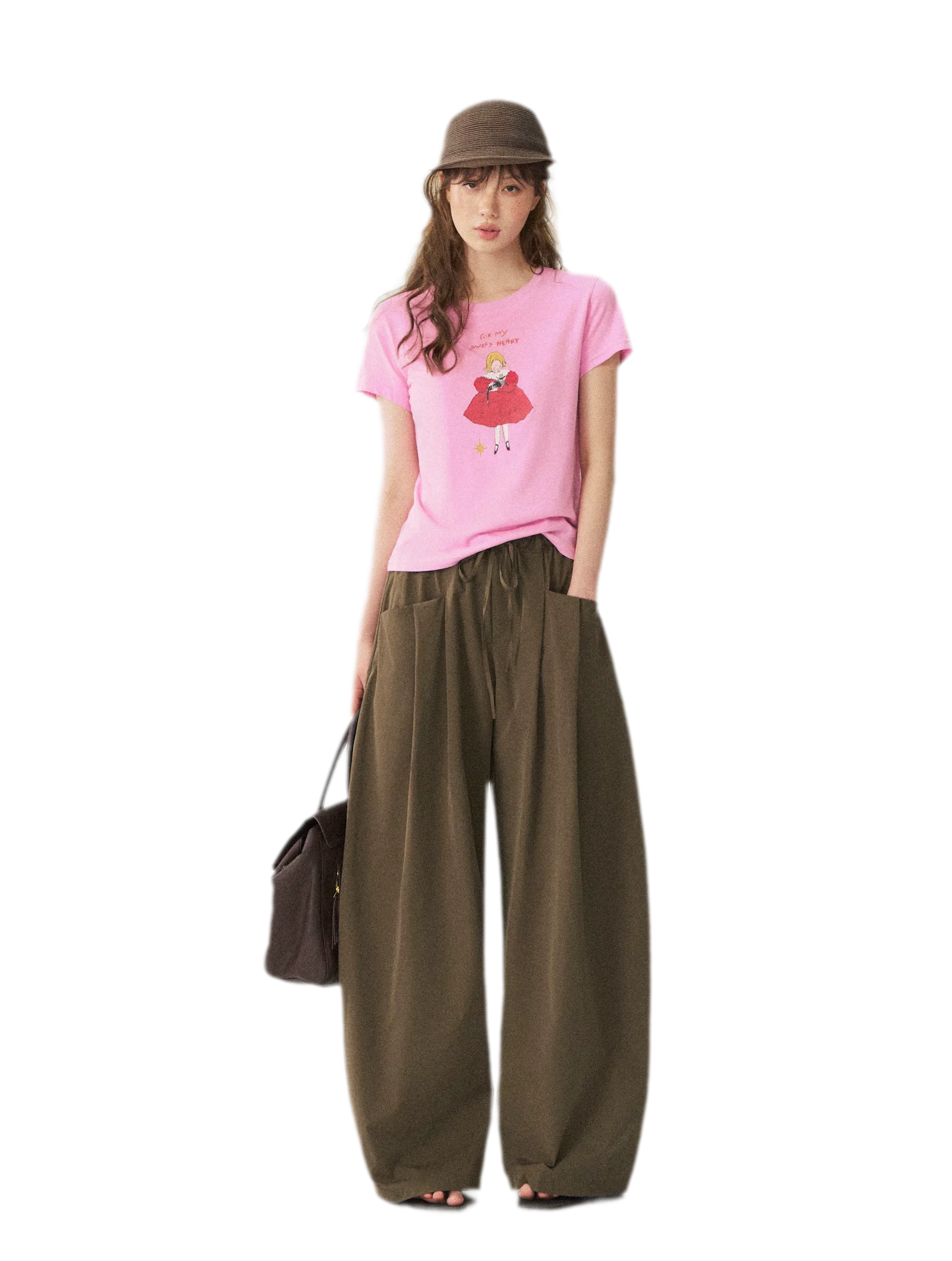 Double Waist Relaxed Pants