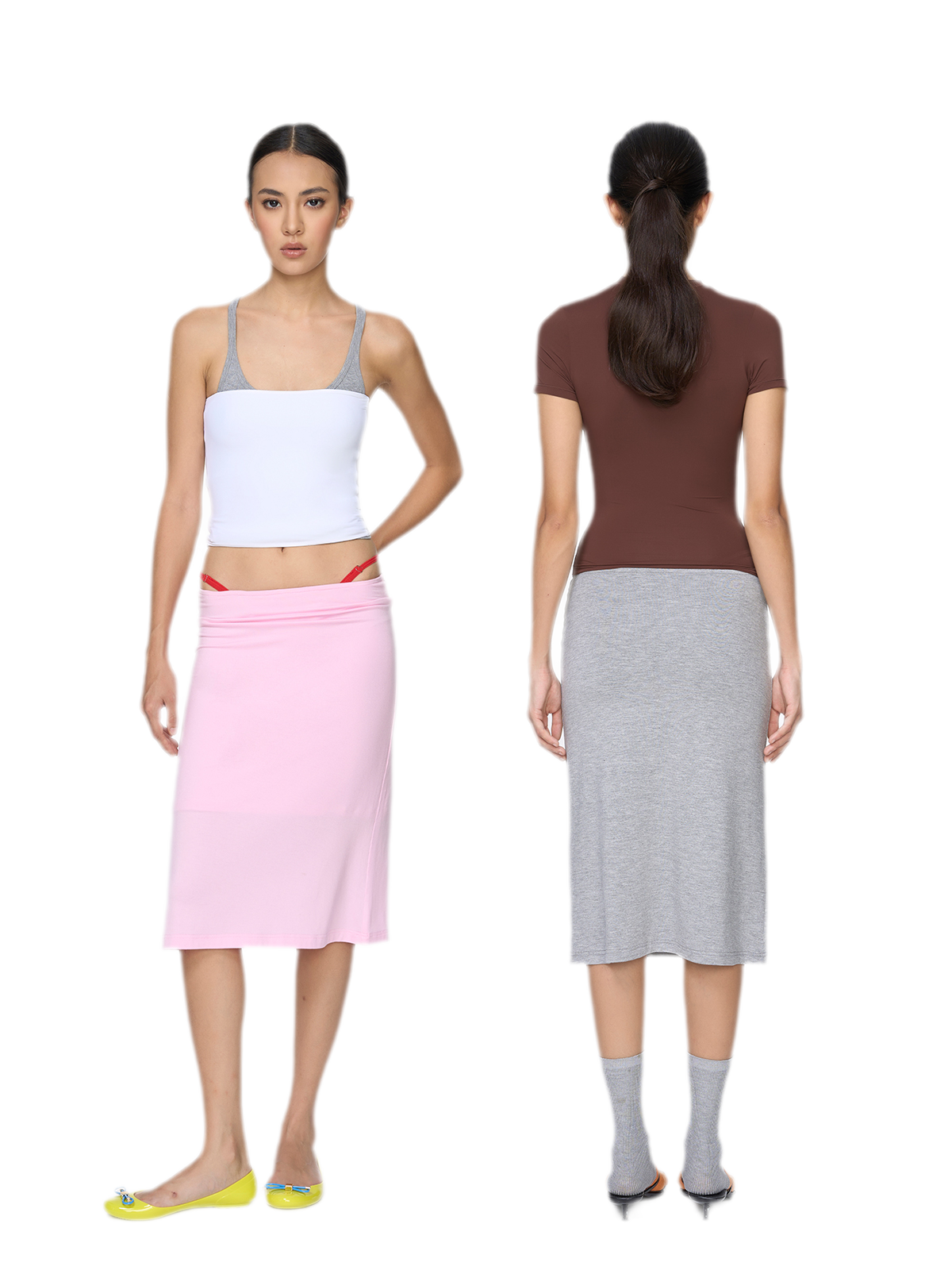 Fishtail Midi Skirt