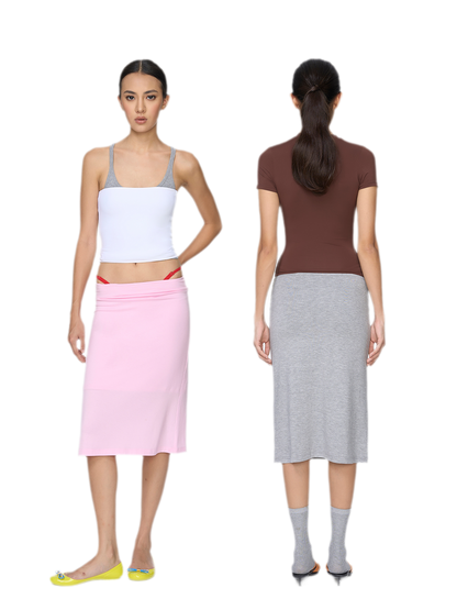Fishtail Midi Skirt
