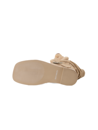 Suede Flip-Flop Boots
