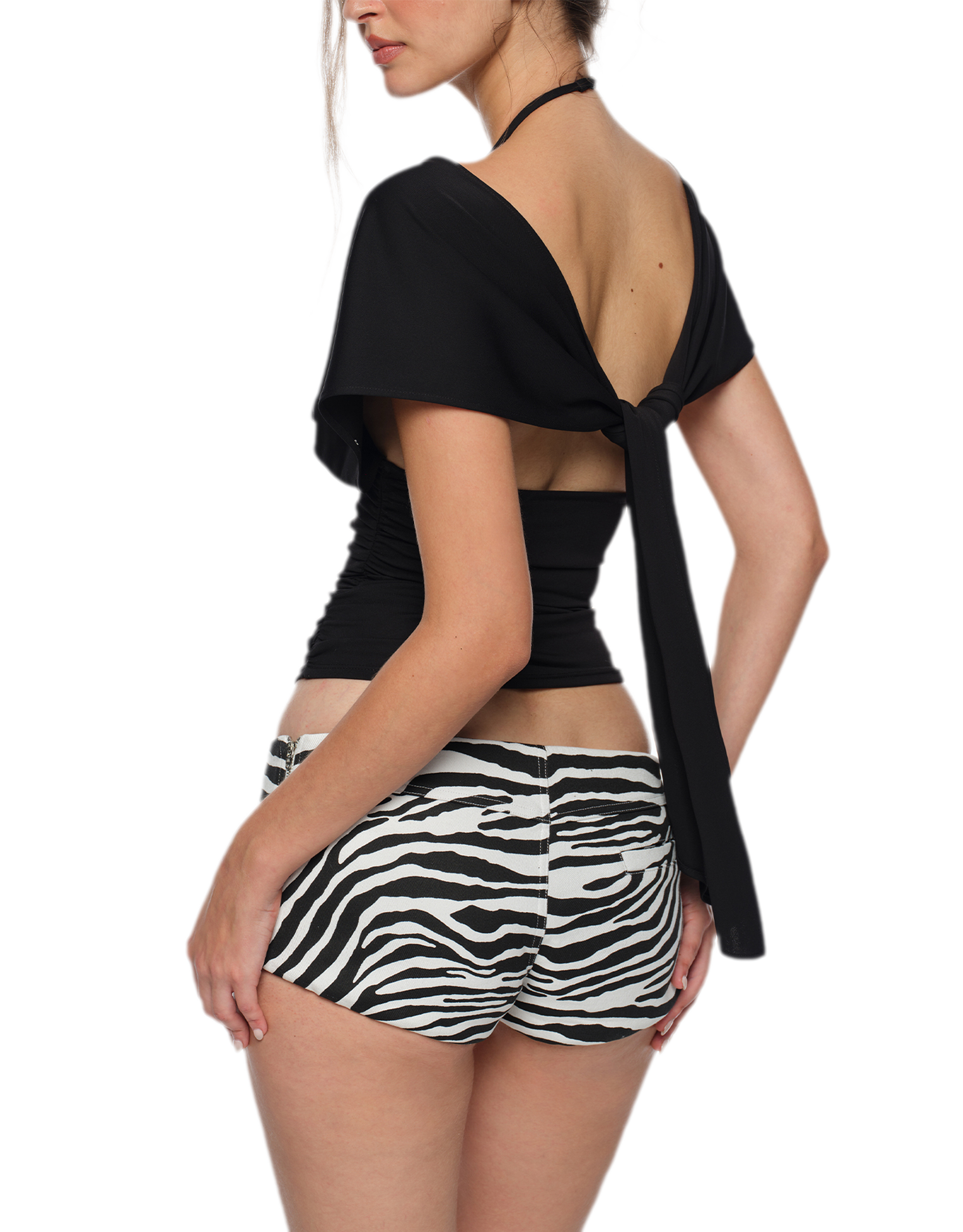 Zebra Print Shorts