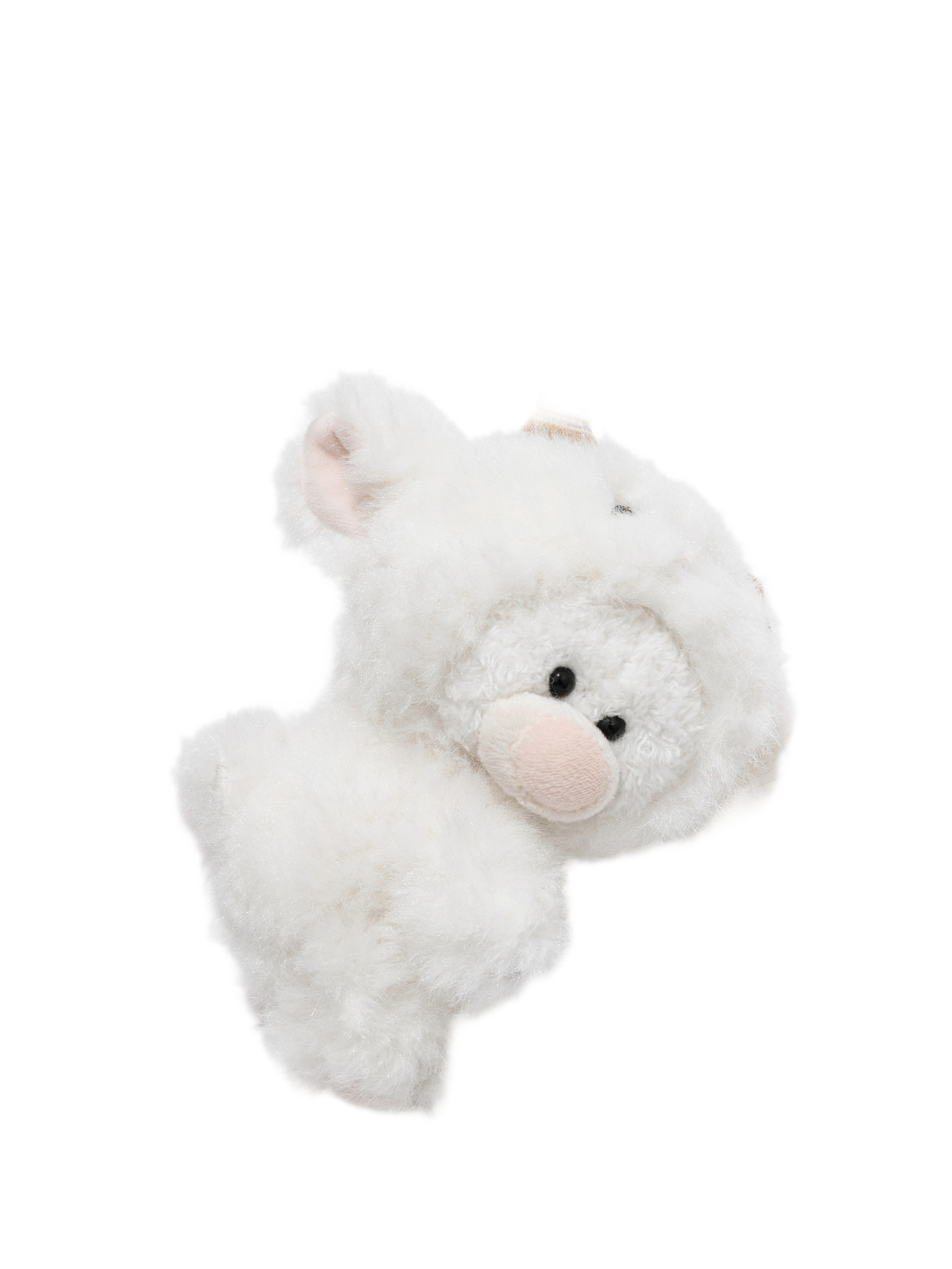 Textured Lamb Bear Zip Hoodie