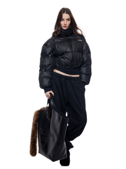 Two-Tone Baggy Sweatpants