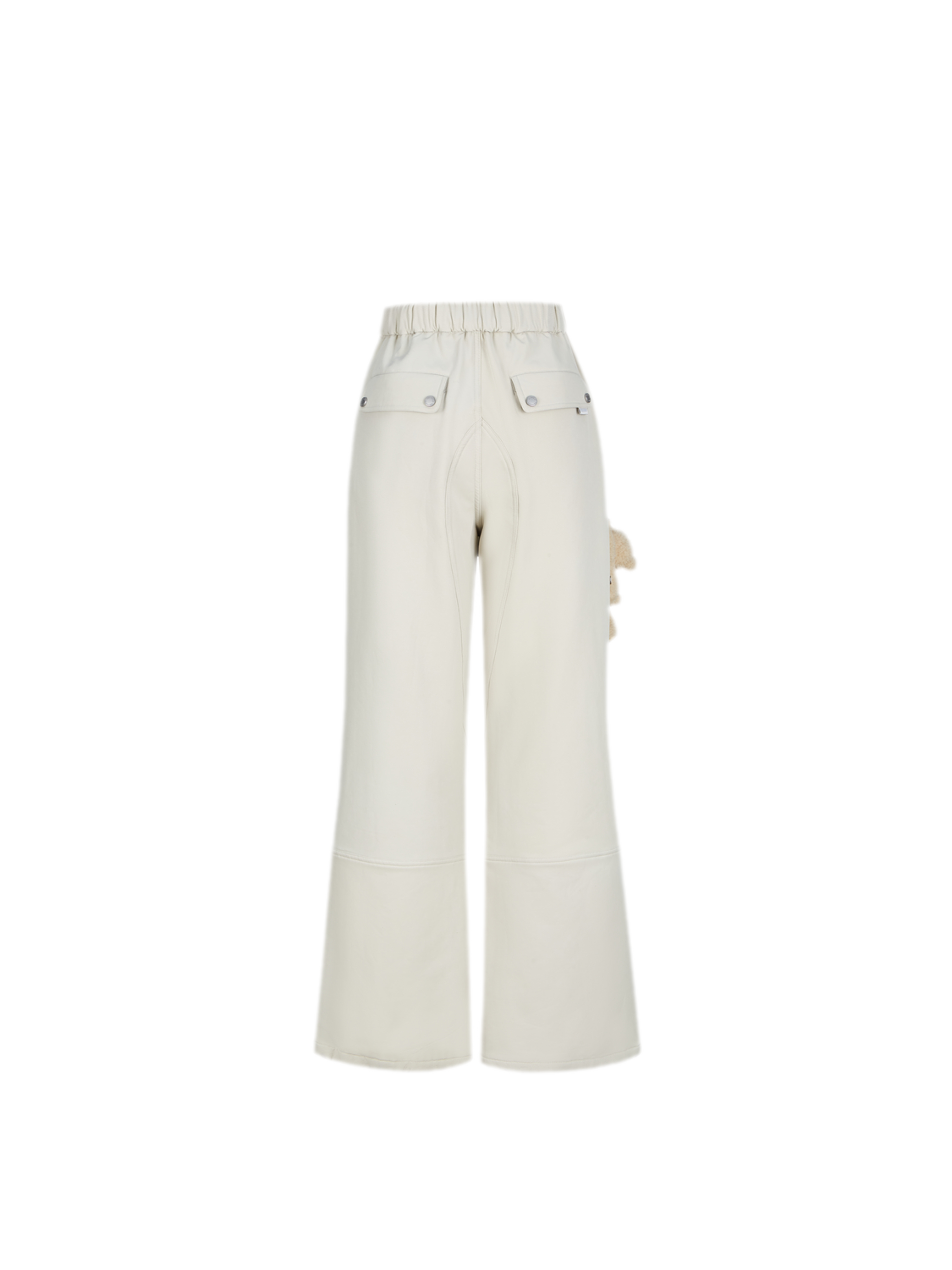 Fleece-Lined Drawstring Cargo Pants