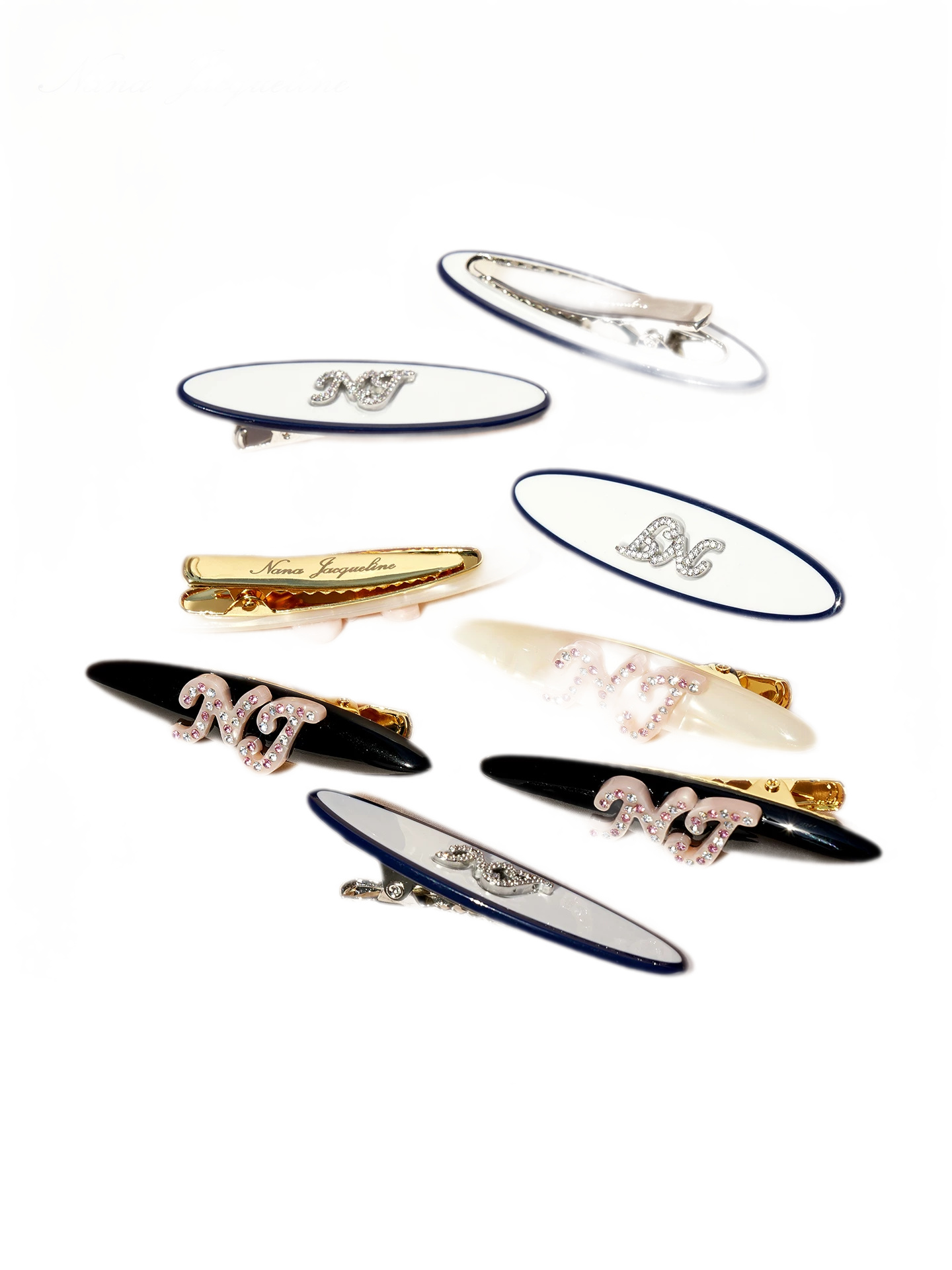 Logo Hair Clip Set