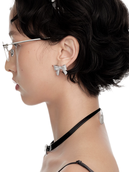 Crystal Bow Collar Jewelry