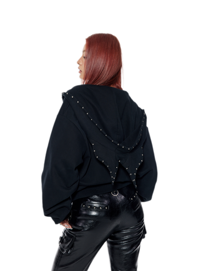 Devil Ear Zip Hoodie