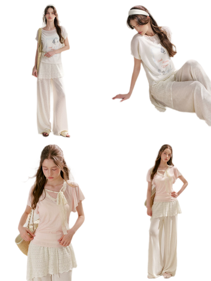 Tencel Linen Knit Pants