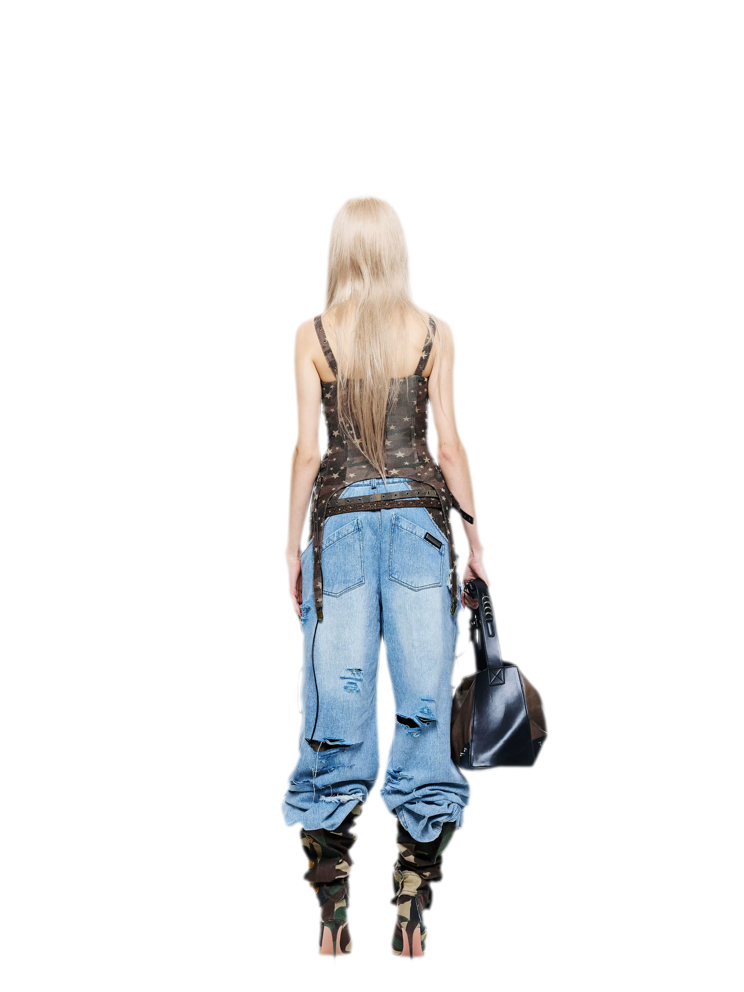 Camouflage Corset Camisole