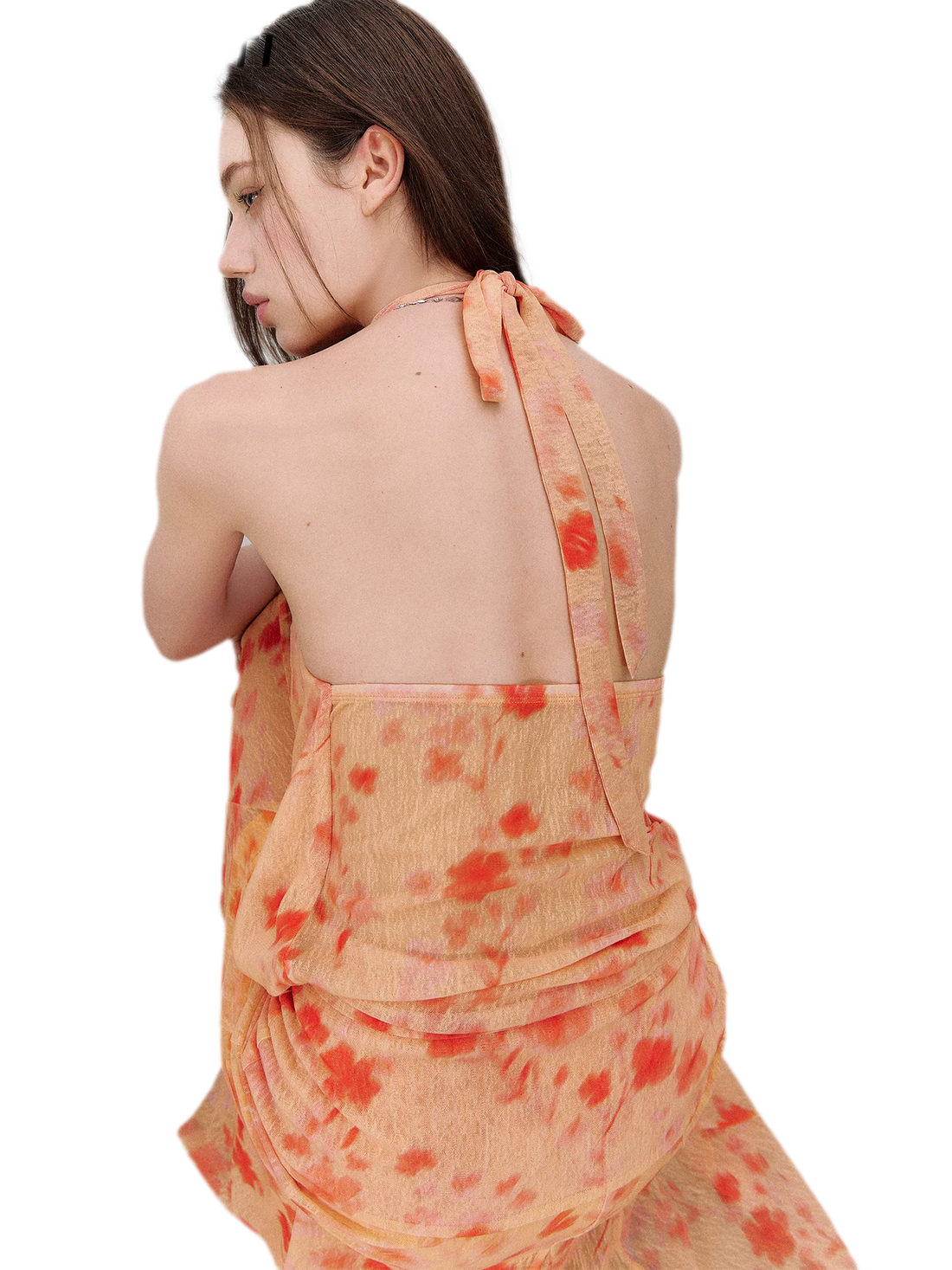 Heart Hunter Vacation Floral Halter Top &amp; Skirt