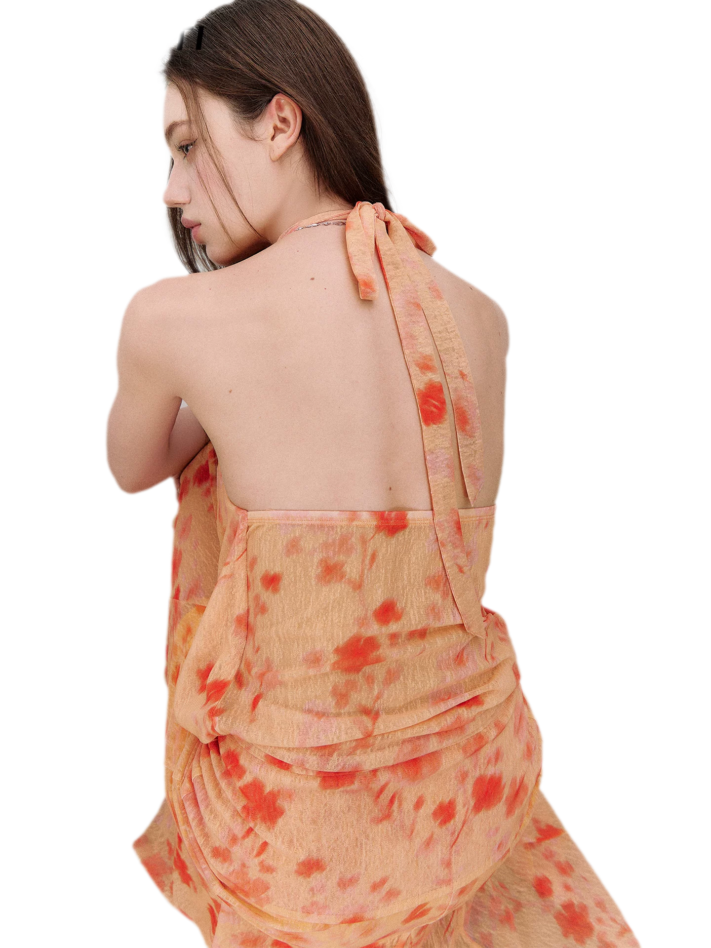 Heart Hunter Vacation Floral Halter Top &amp; Skirt