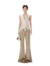CYNR Satin Drape Flare Pants – view 6