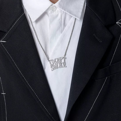 Limited Edition Logo Platinum Zircon Bracelet