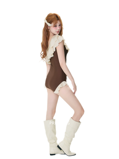Layered Ruffle Swimsuit