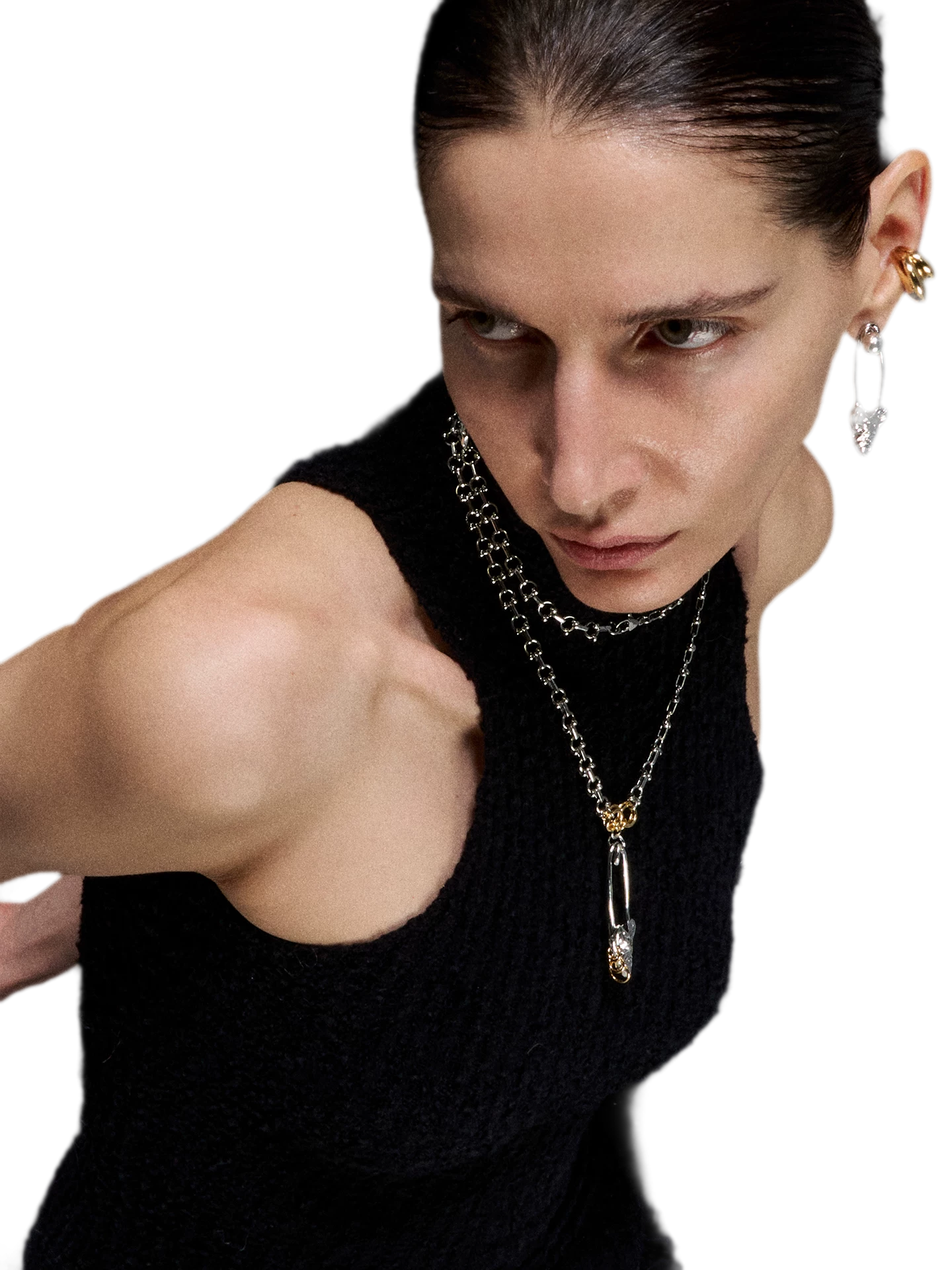 Punk Fishbone Necklace