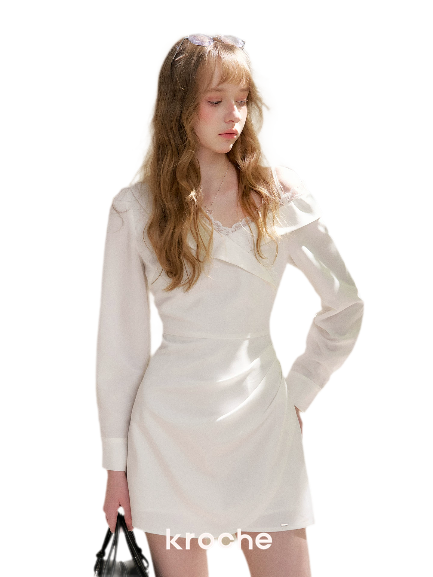 Romantic Encounter Lace Short Dress