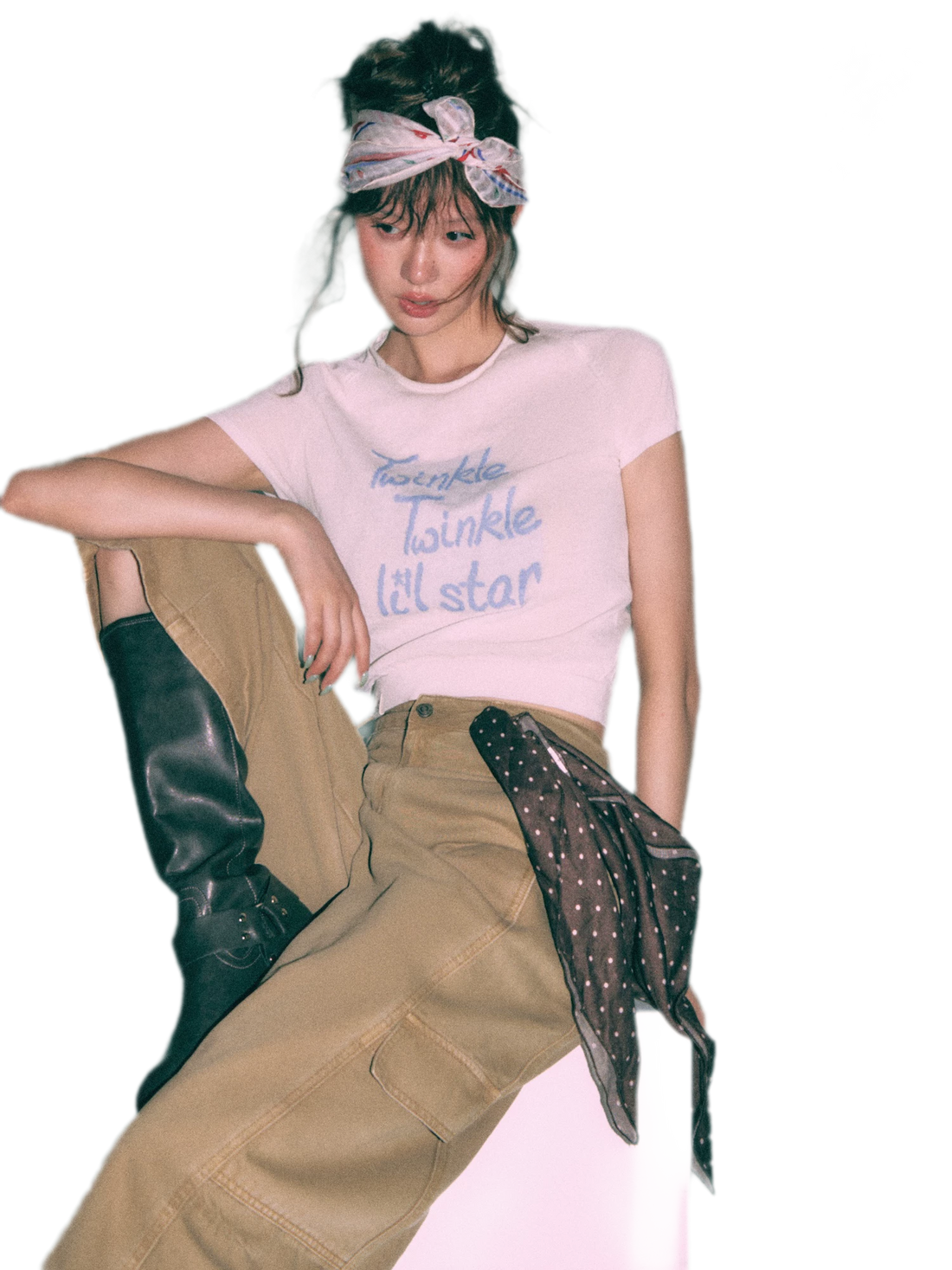Small Star Knit Tee
