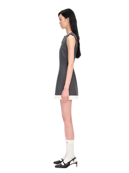 Ruffle Waist Fitted Dress