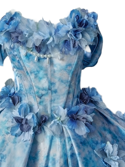 Nayi Floral Ball Gown