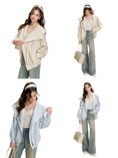 Blokette Hooded Zip Hoodie