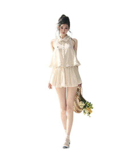 Soft Lace Two-Piece Set