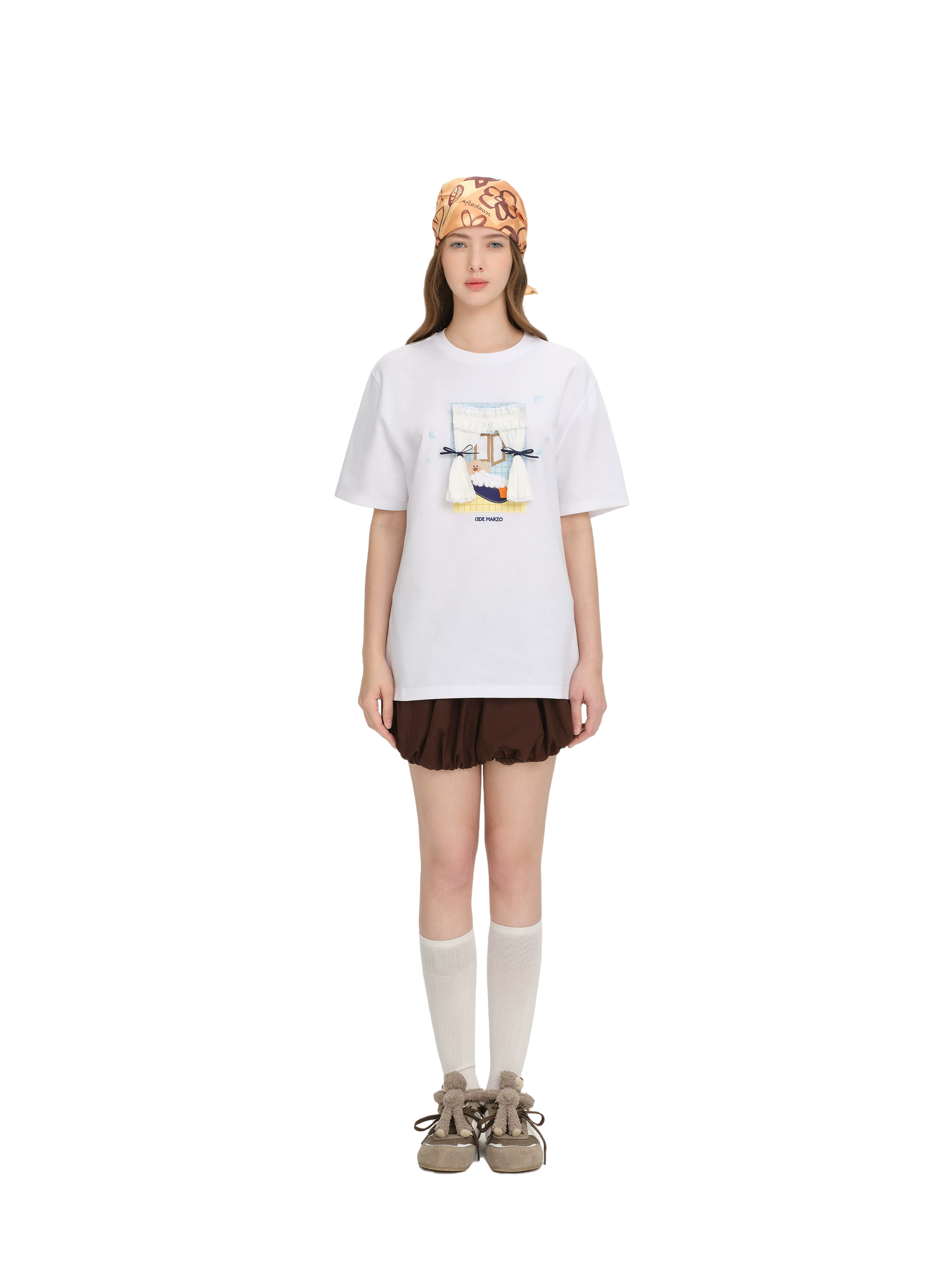 Bear Appliqué T-shirt